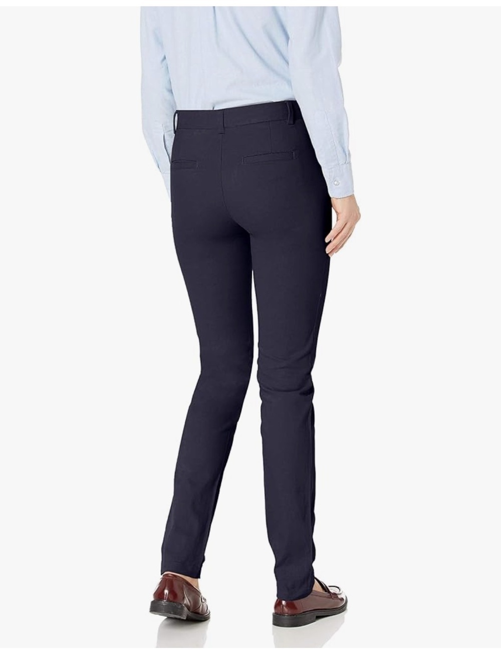 IZOD Juniors Uniform Stretch Twill Skinny Pant, Navy , 1